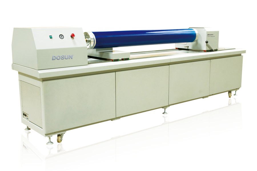A DOSUN rotary screen engraving machine